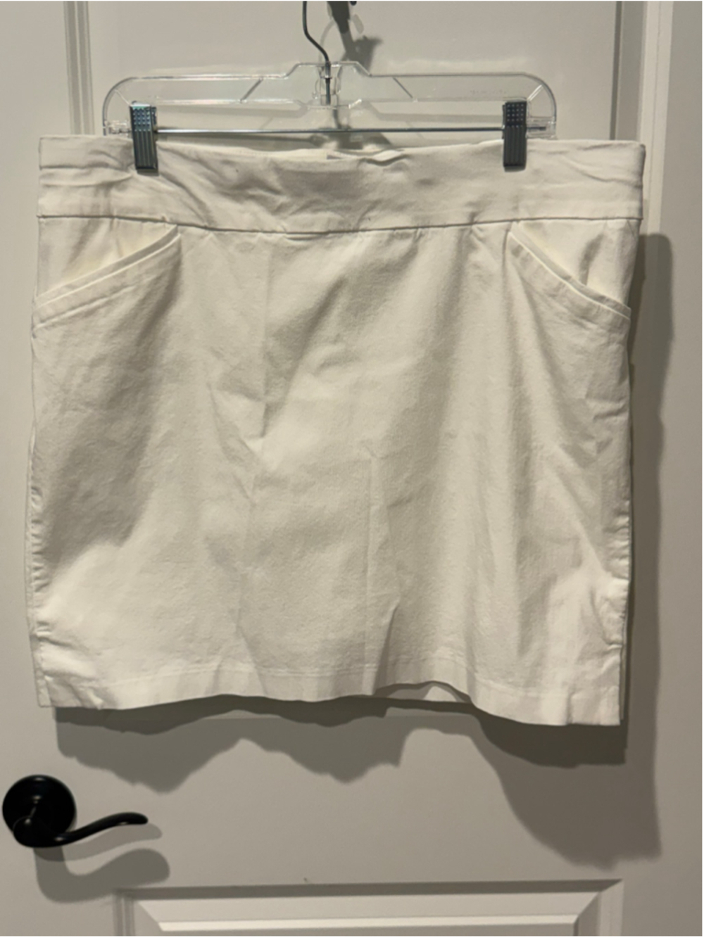Women's Chico's Perfect Stretch Mini Skort White Size 3X